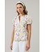 Lita Floral Avy Button Down Top