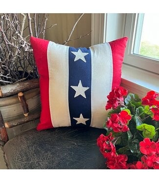 Vintage Stars & Stripes Pillow