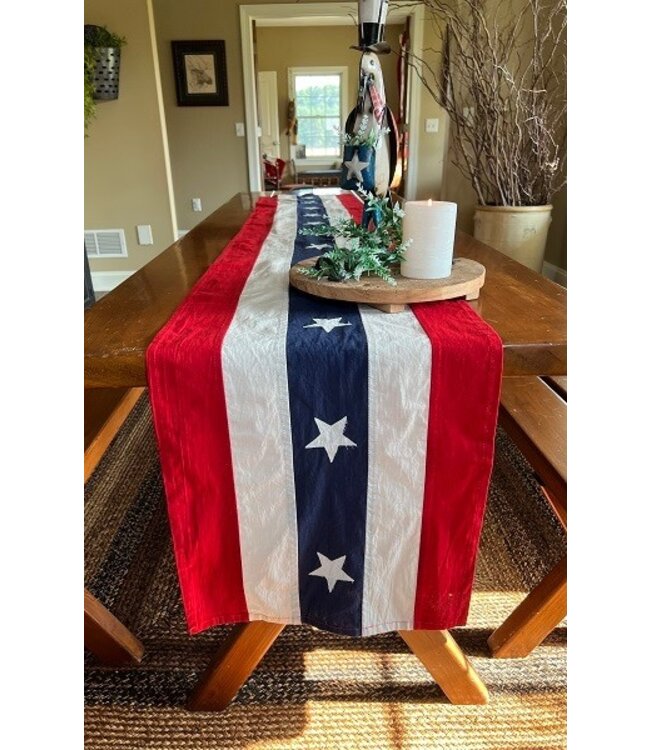 Vintage Flag Long Runner