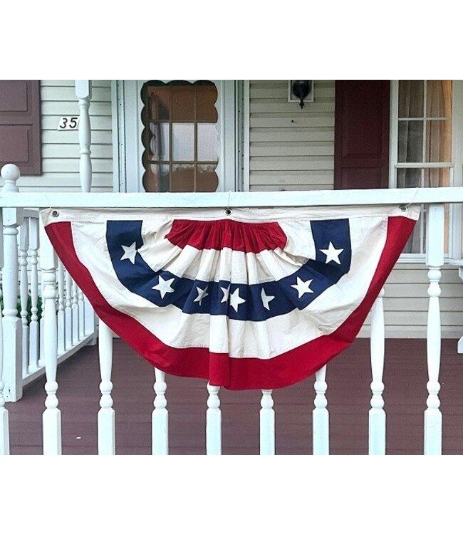 Vintage Flag Bunting 18X36