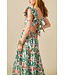 Rylee Back Bow Floral Midi Dress