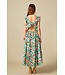 Rylee Back Bow Floral Midi Dress