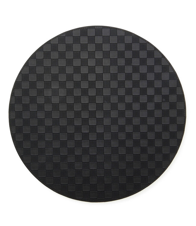 MACKENZIE CHILDS Check Faux Leather Placemat