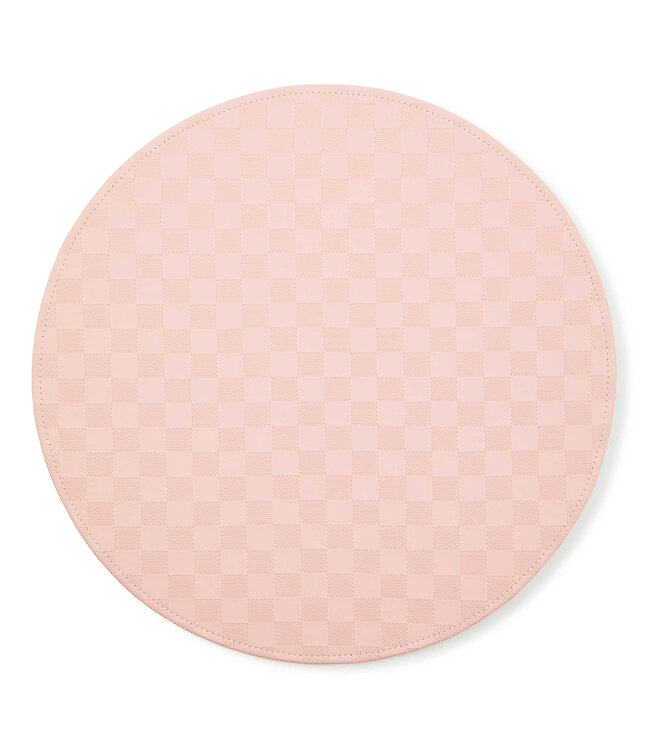 MACKENZIE CHILDS Check Faux Leather Placemat