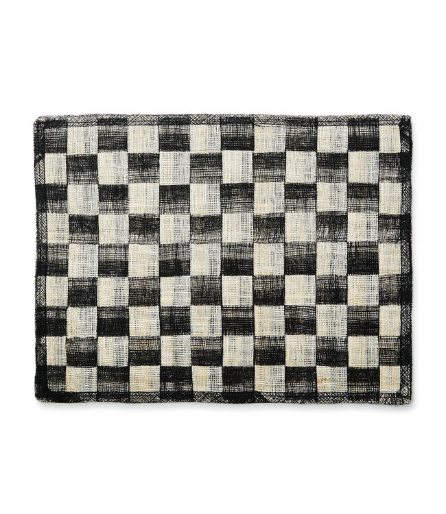 MACKENZIE CHILDS Sinamay Placemats,  Set of 4