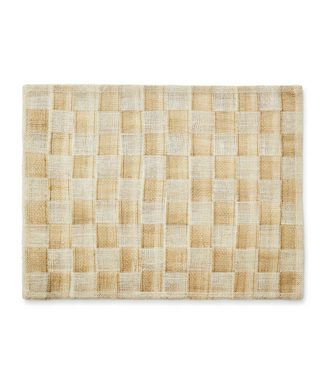 MACKENZIE CHILDS Sinamay Placemats,  Set of 4