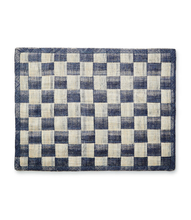 MACKENZIE CHILDS Sinamay Placemats,  Set of 4