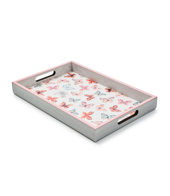 MACKENZIE CHILDS Butterfly Hill Tray