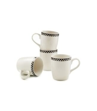 MACKENZIE CHILDS Courtly Check Everyday Mug, SOLD INDIVIDUALLY