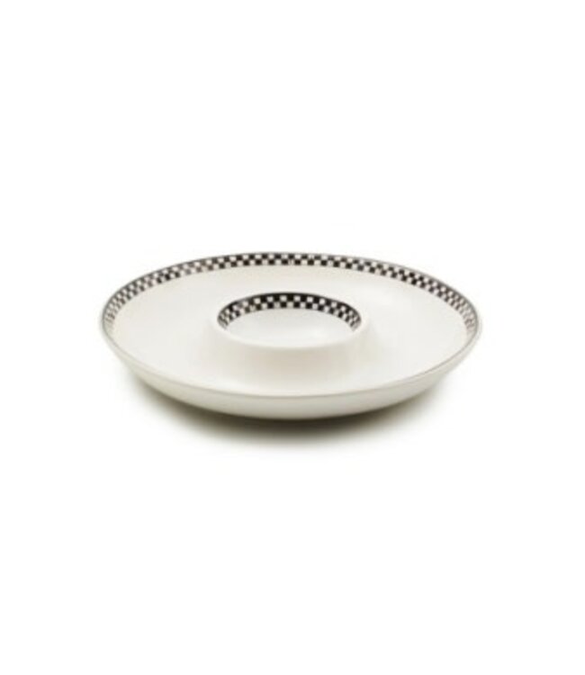 MACKENZIE CHILDS Courtly Check Everyday Chip & Dip