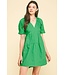 Venus V-Neck Tiered Mini Dress