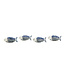 MACKENZIE CHILDS Go Fish Napkin Rings - Sold as Set