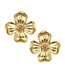 SUSAN SHAW Dogwood Flower Stud Earrings