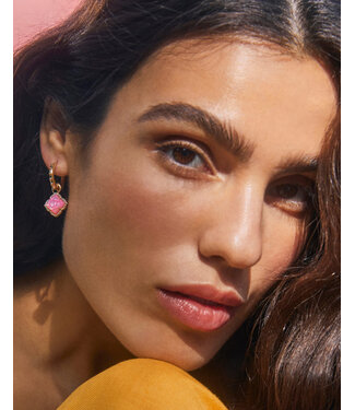 KENDRA SCOTT Mallory Rose Huggie Earrings