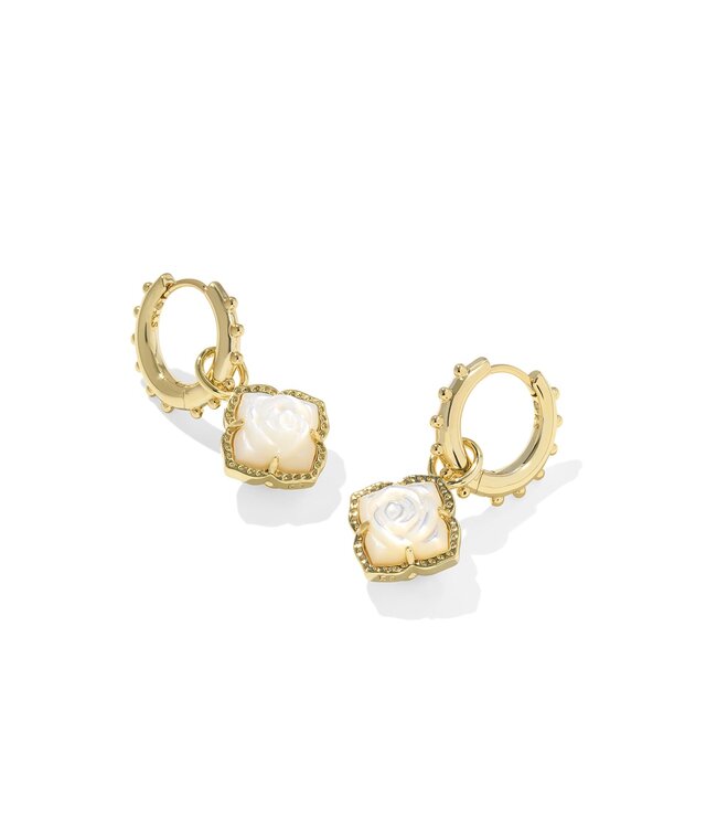KENDRA SCOTT Mallory Rose Huggie Earrings