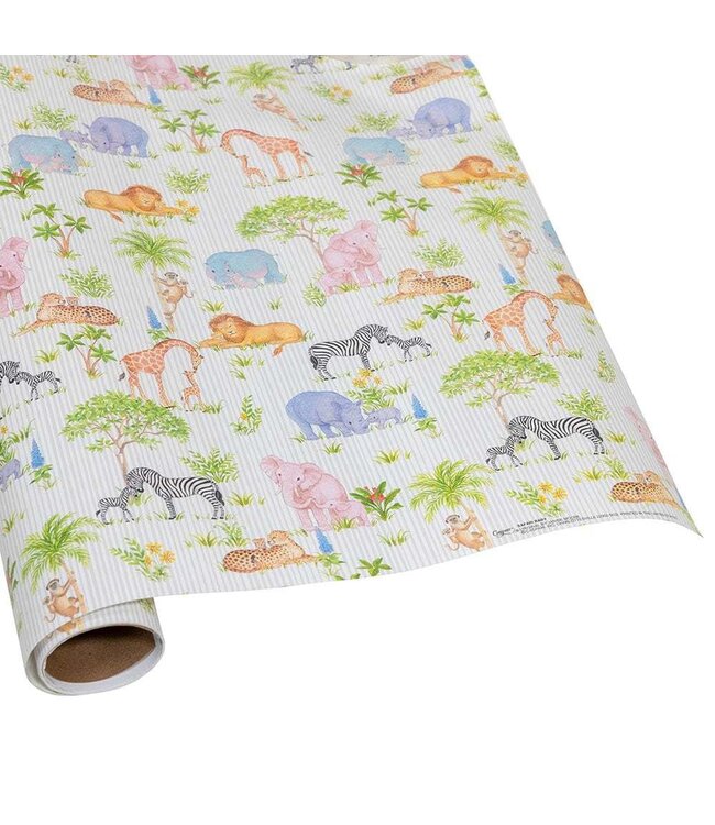 Safari Baby Gift Wrapping Paper