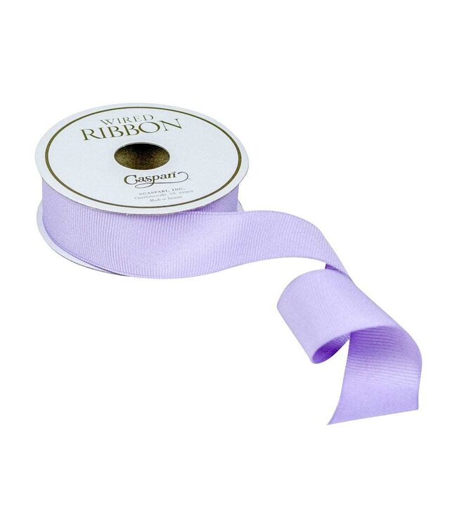 Grosgrain Lavender Wired Narrow Ribbon