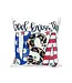 God Bless the USA Pillow
