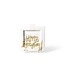 HAPPY EVERYTHING White Stripe Happy Everything Big Square Platter