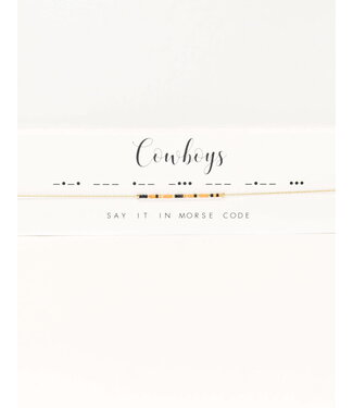 DOT & DASH Cowboys OSU Necklace