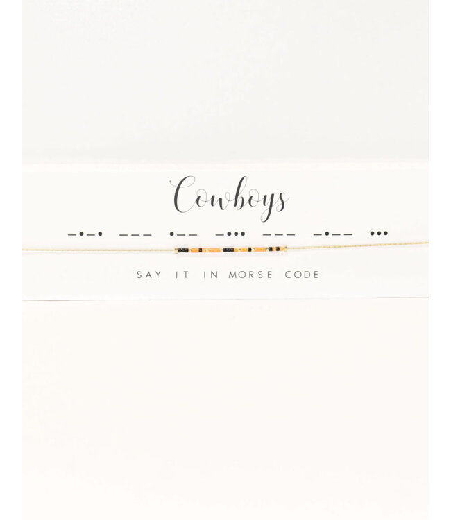 DOT & DASH Cowboys OSU Necklace