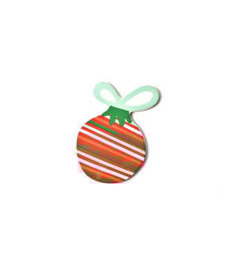 HAPPY EVERYTHING Striped Ornament Big Attachment