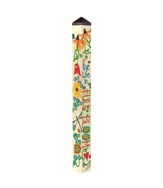 Life in Full Bloom 60" Art Pole