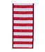 2.5 Inch Stars Dupioni Deluxe Striped Backing Wired Edge - Navy/Red