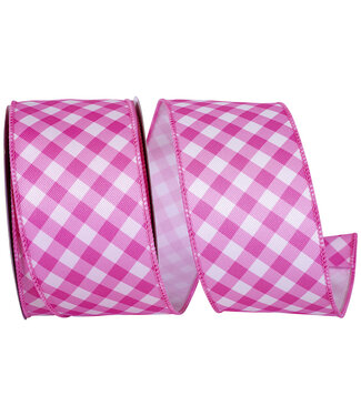Gingham Diagonal Twill Wired Edge