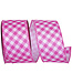 Gingham Diagonal Twill Wired Edge