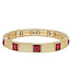 Metal & Crystal Stretch Bracelet