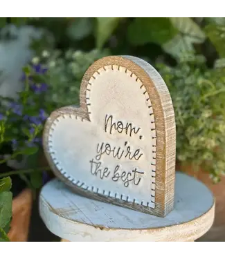 You're the Best Carved Heart