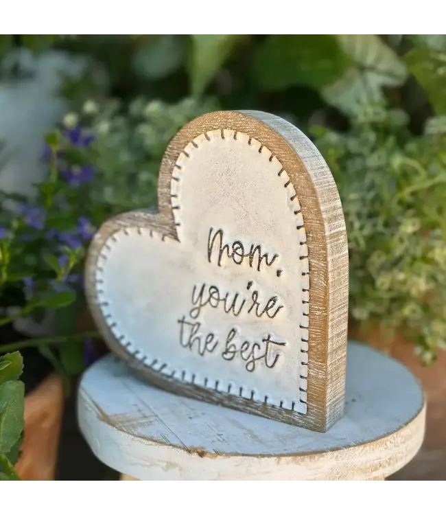 You're the Best Carved Heart