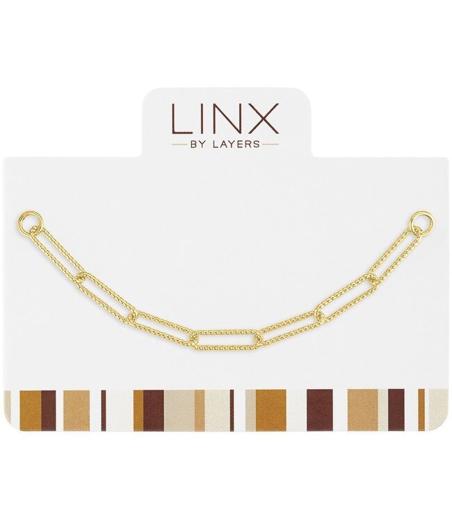 Gold Ribbed Paperclip LINX Add-on
