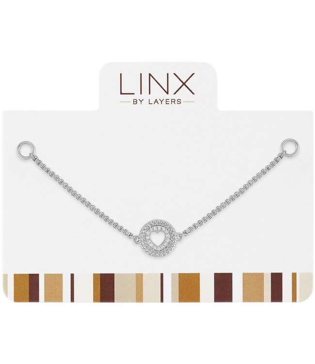 Silver Cut-out Heart LINX Add-on