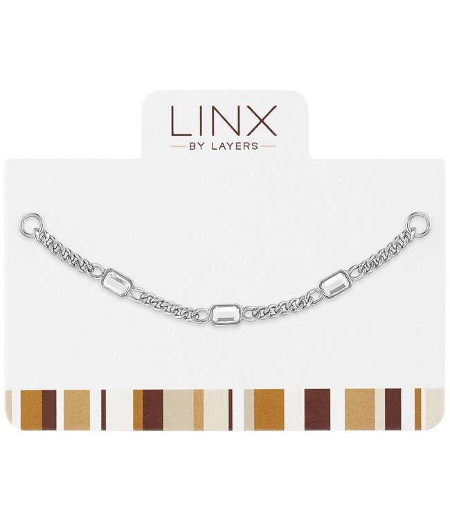 Silver Chunky Chain Solitaire LINX Add-on