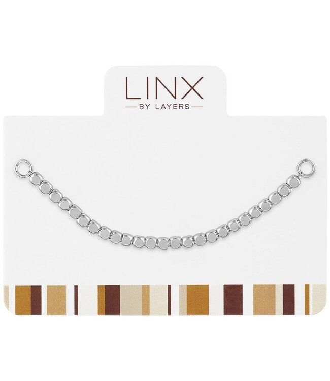 Silver Cube Beaded LINX Add-on