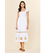 Marie Cutout Embroidery Top