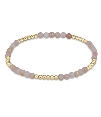 ENEWTON Blissful Pattern 2.5mm Bead Bracelet - Pink Opal