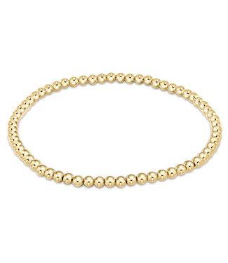 ENEWTON Extends 3mm Classic Gold Bead Bracelet