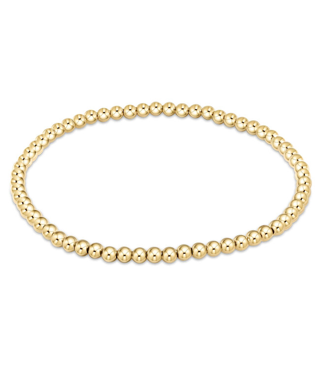 ENEWTON Extends 3mm Classic Gold Bead Bracelet
