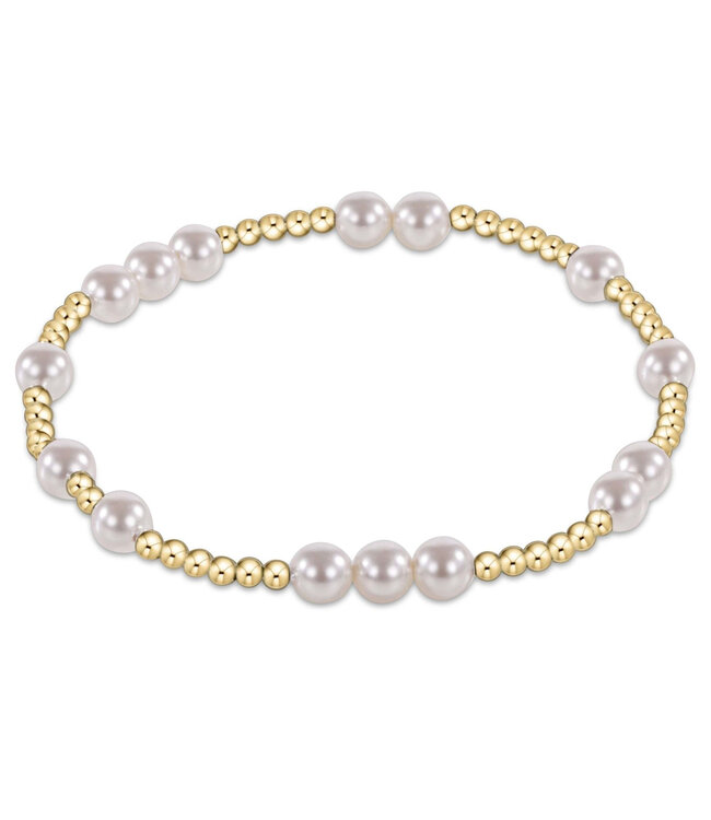 ENEWTON Hope Unwritten 5MM Bead Bracelet - Pearl
