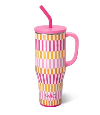SWIG Sherbet Stripe Mega Mug 40 oz SWIG Sherbet Stripe Mega Mug 40 oz