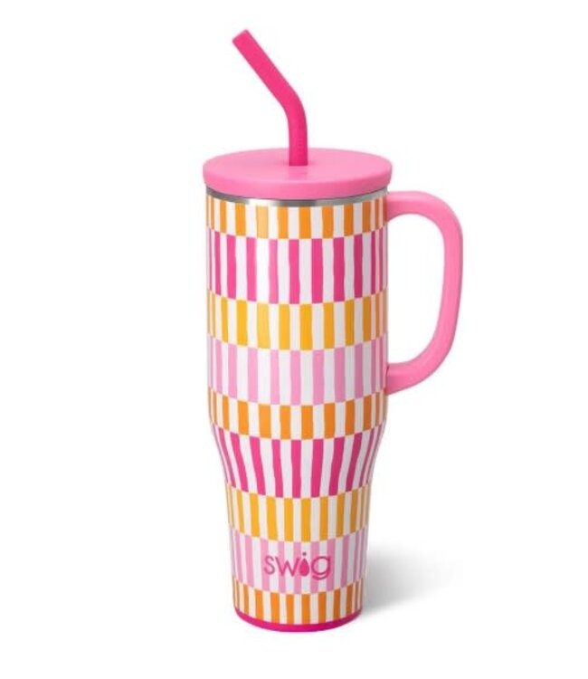 SWIG Sherbet Stripe Mega Mug 40 oz