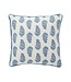 Blue Block Print Pillows