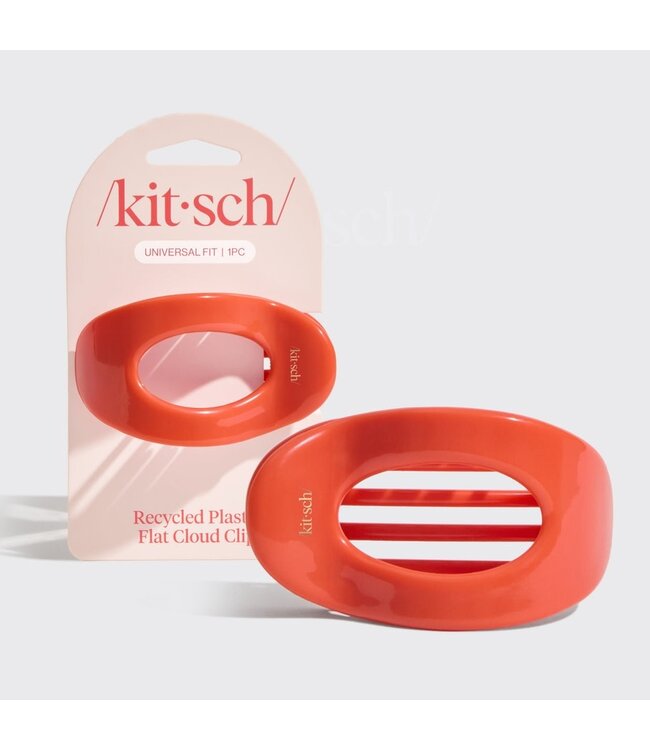 KITSCH Recycled Plastic Flat Cloud Clip - Cherry