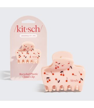 KITSCH Recycled Plastic Medium Cloud Clip - Cherry Print