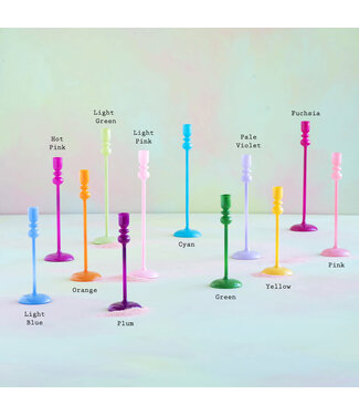 GLITTERVILLE Sugar Plum Taper Candle Holder
