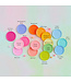 GLITTERVILLE 6" Rainbow Plate Melamine