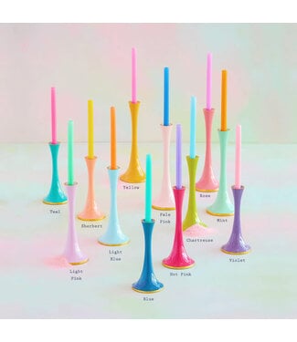GLITTERVILLE Rainbow Taper Candle Holders